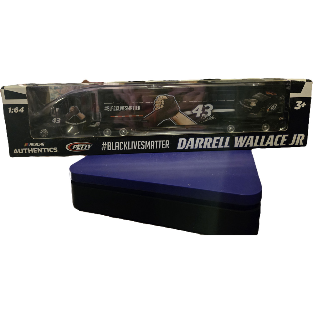 NASCAR Authentics Bubba Wallace 43 Black Lives Matter Hauler 1:64 Lionel Hauler